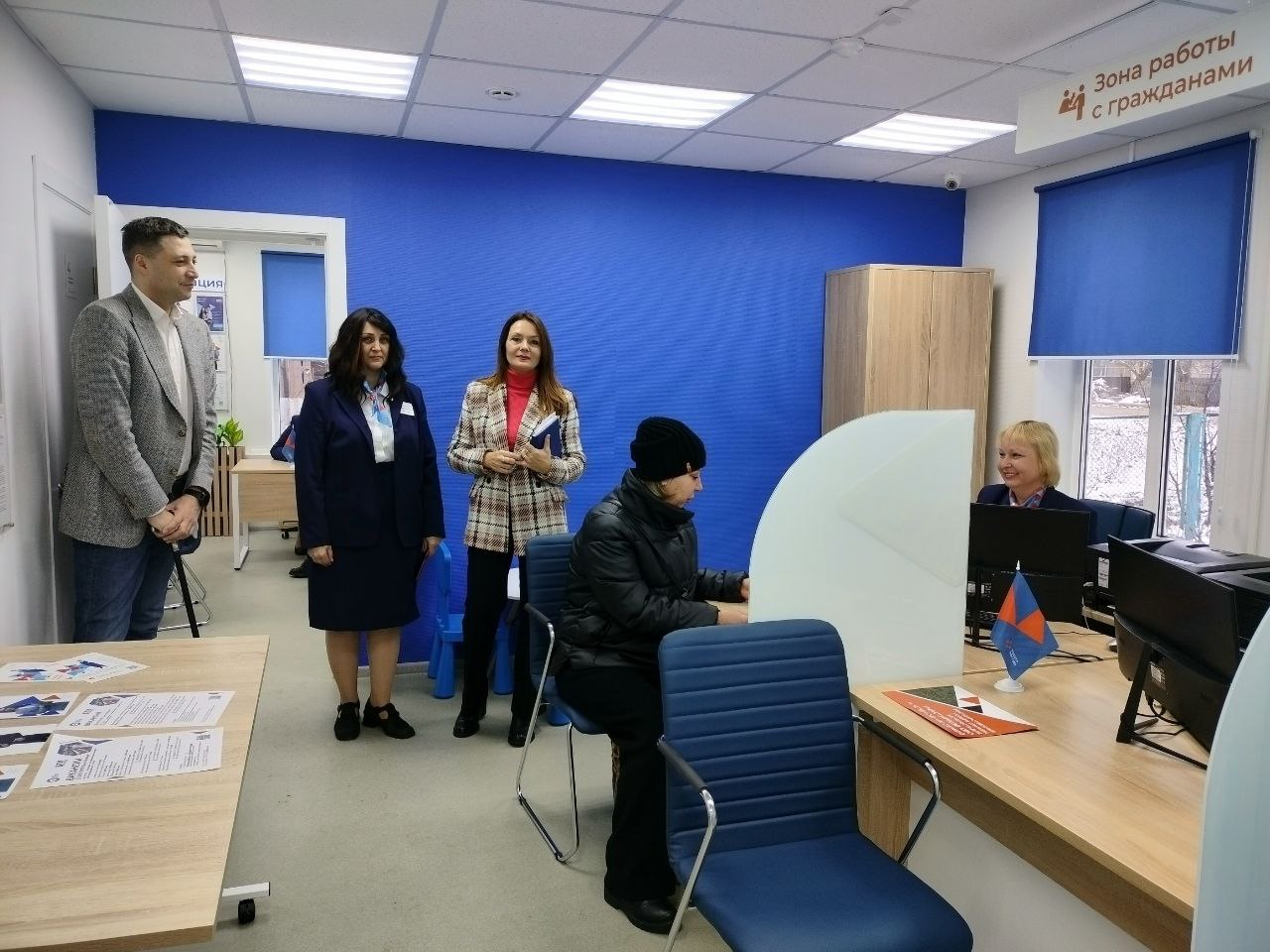 В Екатериновском районе после обновления открылся кадровый центр «Работа России»